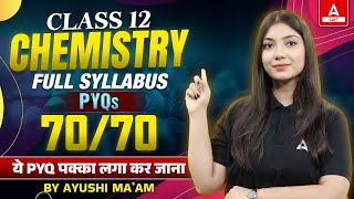 Class 12 Chemistry PYQs  Full Syllabus Revision  Chemistry Important Questions for Board Exam [upl. by Patrizia]