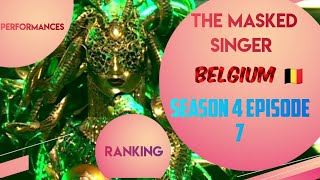 S4 E7  Performances ranking  Masked Singer Belgium 🇧🇪 [upl. by Aeslehs]