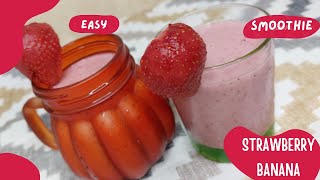 Smoothie fraise et Banane [upl. by Fotina]