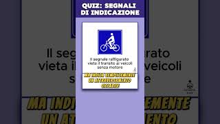 Quiz patente B Argomento Segnali Di Indicazione [upl. by Elish]