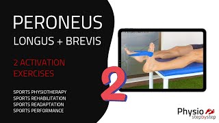 PERONEUS LONGUS  BREVIS  2 Activation Exercises [upl. by Purdum333]