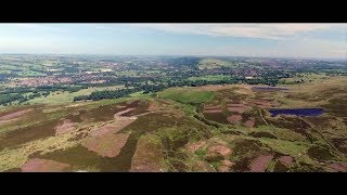 Aerial footage of Ilkley Moor [upl. by Ainolopa373]