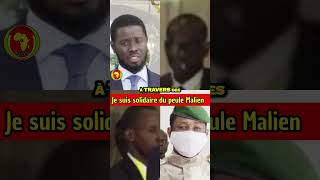 short diomayefaye dit quil est solidaire du peuple Malien [upl. by Hpesoy]