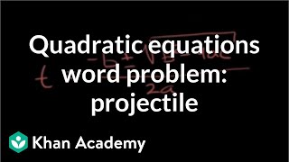 Example 4 Applying the quadratic formula  Quadratic equations  Algebra I  Khan Academy [upl. by Nwahsav]