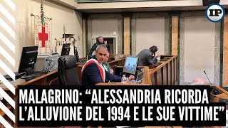 Malagrino “Alessandria ricorda l’alluvione del 1994 e le sue vittime” [upl. by Arima287]