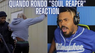 IS THAT DURK Quando Rondo  Soul Reaper Official Video Lil Durk Diss REACTION [upl. by Willman]