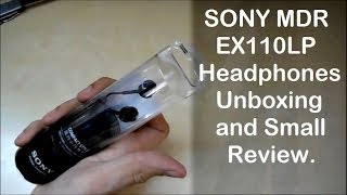 Sony MDREX110LP Headphones Unboxing amp Review [upl. by Nehcterg301]