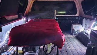 First Night In The Truck Bed Camper [upl. by Grogan]