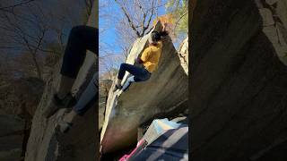 Tiger Style V7  Peterskill Gunks Nan gunksbouldering climbing [upl. by Anya]