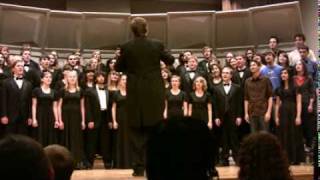 Kenyon College Chamber Singers sing Kokosing Fairwell March 2010wmv [upl. by Bunow174]