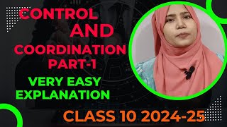 ChControl and coordination part1Class10 Science BiologyCBSE boardeasy explanation [upl. by Auhs]