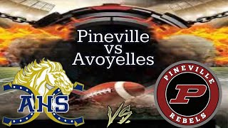 Louisiana High School Football Pineville Rebels vs Avoyelles Mustangs [upl. by Einreb]