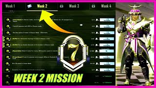 BGMI WEEK 2 MISSION  M7 ROYAL PASS WEEK 2 MISSION PUBG amp BGMI M7 WEEK 2 COMPLETE MISSION [upl. by Everson225]