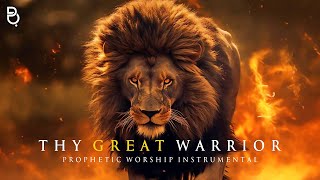 Powerful Prophetic Warfare Music  Your Great Warrior Fear Not [upl. by Crispen]