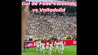 Valverdes goal today Real Madrid 10 Valladolid football soccerhighlights [upl. by Kaitlin501]