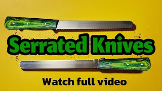 Serrated Knife introducing  Bread Cutting Knife  Cake cutting knife [upl. by Kcirdla431]