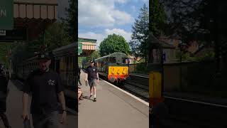 The watercress Line leaving New Alresford Station [upl. by Toddy]