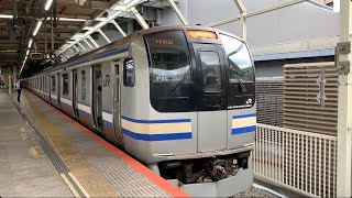 横須賀線E217系 横浜駅を発車するシーン [upl. by Ruperto98]