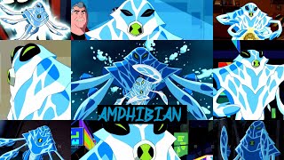 All amphibian transformations in all Ben 10 series [upl. by Massiw]