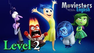 Aprender Inglés con Películas  Nivel 2  Top 7 Preposiciones en Inglés en Inside Out [upl. by Wulf]