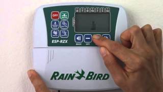 Rain Bird ESP RZX Manual Watering [upl. by Enilra]