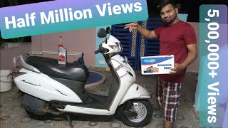 Honda Activa servicing at home  Honda Activa 3g4g5g Activa 6g Million views [upl. by Kare]