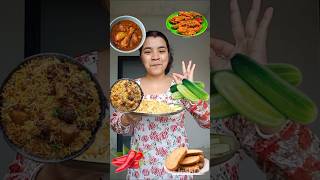 Emoji eating challenge 🍛🍗🥒trendingemojichallengeshortvideo shorts short youtubeshorts youtube [upl. by Renell574]