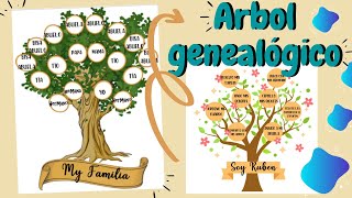 🌳 Como hacer ÁRBOL GENEALÓGICO en Word [upl. by Croix]