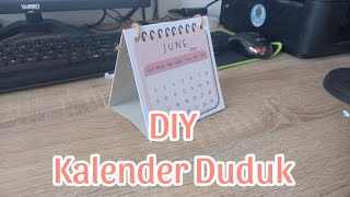 DIY Kalender Duduk Aesthetic dari kardus susu bekas GAMPANG BANGET CARANYA [upl. by Lourie]