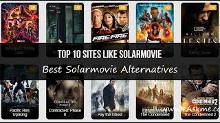 Top 10 Sites like Solarmovie Best Solarmovie Alternatives  eAskme [upl. by Odab]