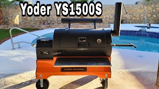 My New Yoder YS1500s Smoker  Assembly amp Burn In [upl. by Ahsie892]