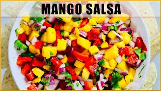 How to Make The Best Mango Salsa [upl. by Tay]