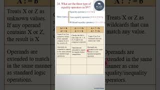 Systemverilog Interview questions 24n vlsi educationshorts designverification systemverilog [upl. by Kcirtemed792]