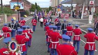 Portadown Defenders FB  South Belfast Memorial Parade 140924 [upl. by Fleeta]