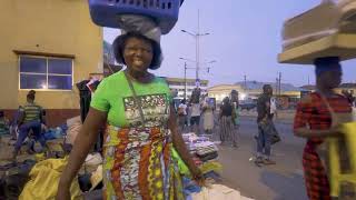 BIGGEST NIGHT IN AFRICA STREET MARKET GHANA ACCRA MAKOLA [upl. by Samara79]