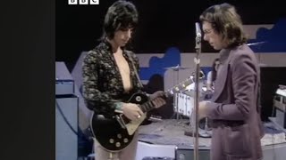 Jeff Becks Gibson Oxblood Les Paul Guitar  1974 BBC archive [upl. by Jehiah467]