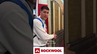 Rockwool Insulation construction [upl. by Zetroc435]