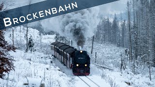 Harzer Brockenbahn im Winter [upl. by Rimat]