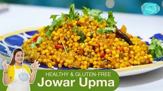 Healthy and GlutenFree Jowar Upma Recipe  Instant Easy Breakfast Idea  Millet Year 2023 [upl. by Ellette]