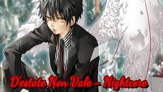 Fred De Palma ft Ana Mena  Destate Non Vale Nightcore [upl. by Tutt]