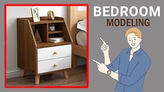 Bedside Table Modern [upl. by Dranal378]