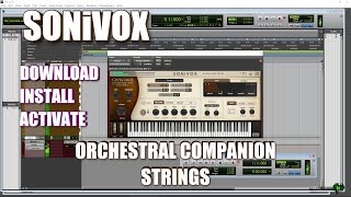 SONiVOX ORCHESTRAL COMPANION STRINGS  DOWNLOAD INSTALL ACTIVATE [upl. by Nywroc]