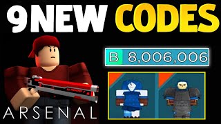 9 NEW⚠️ARSENAL ROBLOX CODES 2024  ARSENAL CODES [upl. by Wilonah24]