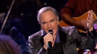 Neil Diamond sings quotForever in Blue Jeansquot Live in Concert Hot August Night III 2012 HD 1080p [upl. by Yliak]