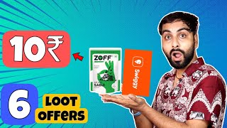 Zoff Rs10 Loot  FREE Swiggy Gift Voucher  6 Online Shopping Loot Offer [upl. by Amhser]