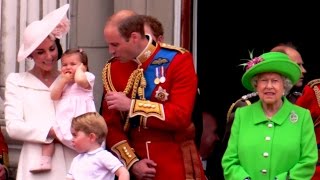 Duke and Duchess of Cambridges family stole the attention from the Queen [upl. by Polard]