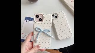 Heart Blue Bow Phone Case for iPhone iphonecase phonecases phonecaseshop iphonecase [upl. by Mailand]