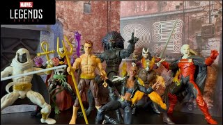 Marvel Legends Strange Tales Complete Wave Plus Blackheart BAF Review [upl. by Yadrahs613]