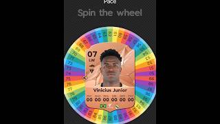 I Respun VINICIUS JUNIOR FC 25 Card at REAL MADRID fifa spinner soccer football [upl. by Wickman601]