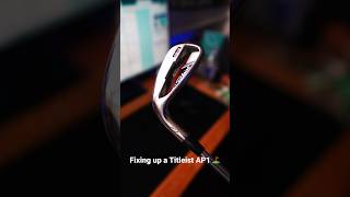 Club Restoration⛳️ golf golfing titleist golftips diy [upl. by Rebmak146]